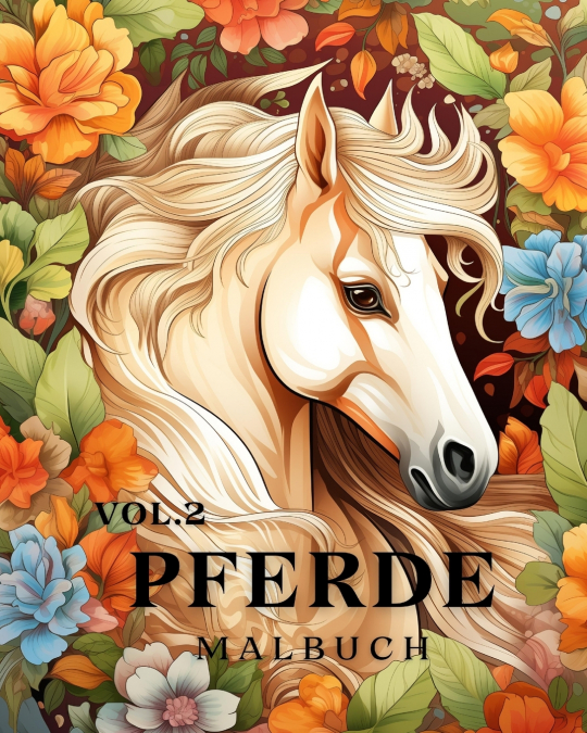 Pferde-Malbuch vol.2