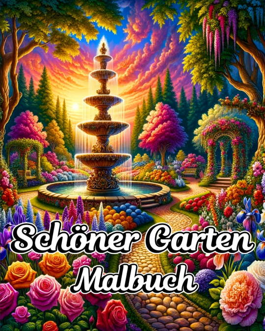 Schöner Garten Malbuch