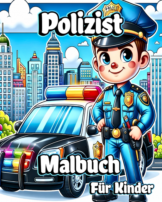 Polizist Malbuch für Kinder