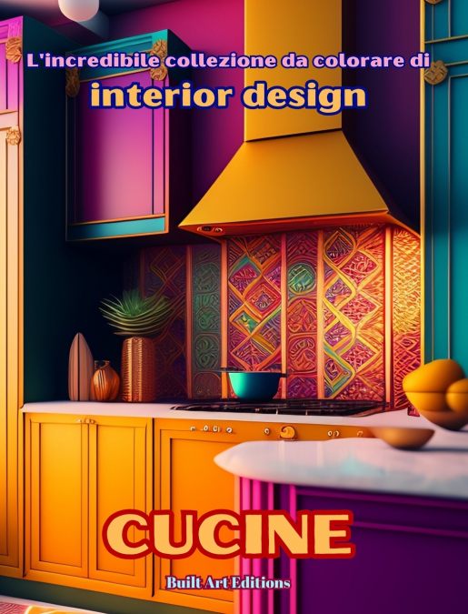 L’incredibile collezione da colorare di interior design