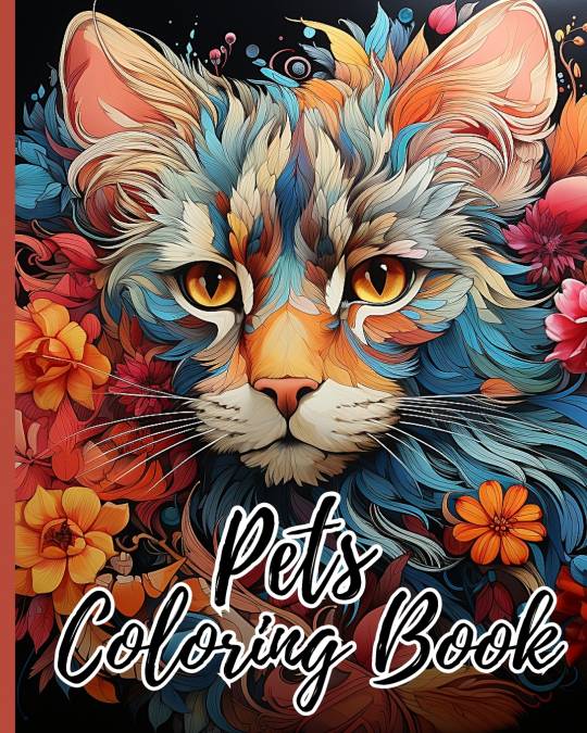 Pets Coloring Book For Kids