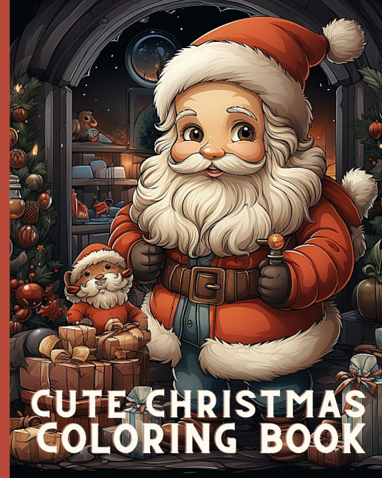 Cute Christmas Coloring Book For Kids