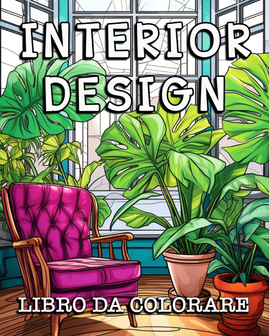 Interior Design Libro da Colorare