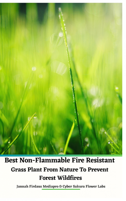 Best Non-Flammable Fire Resistant Grass Plant From Nature to Prevent Forest Wildfires Hardcover Edition