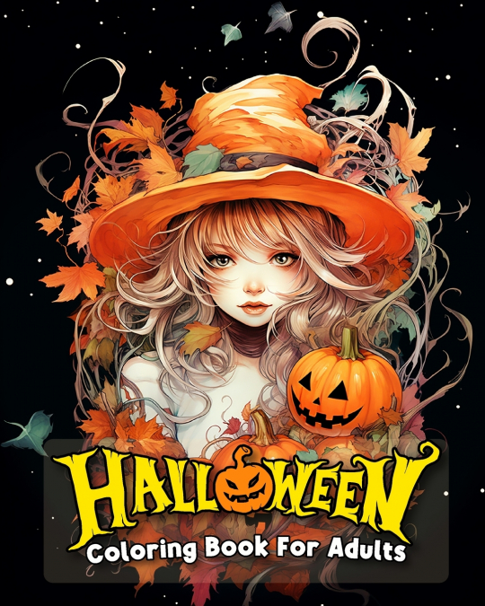 Halloween Coloring Book for Adults