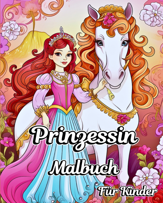 Prinzessin Malbuch für Kinder