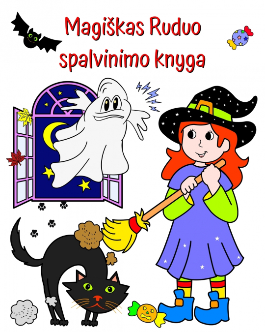 Magiškas Ruduo, spalvinimo knyga