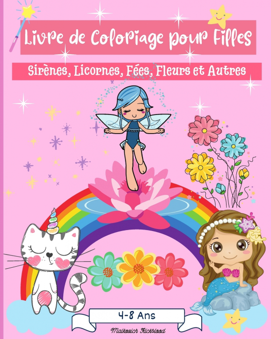 Livre de coloriage pour filles 4-8 ans