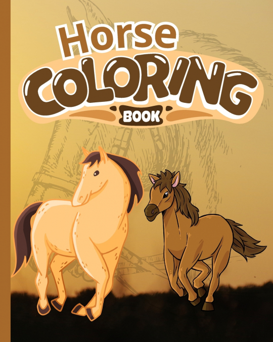 Horse Coloring Book For Kids