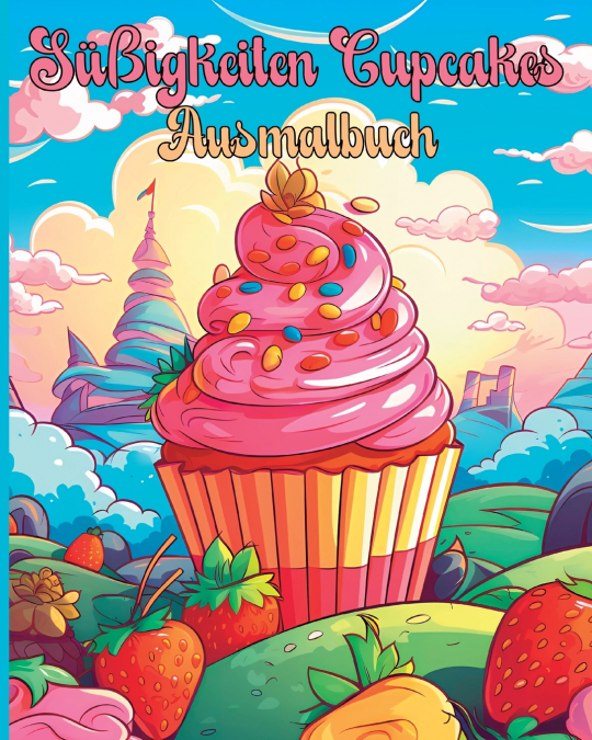 Süßigkeiten Muffins Ausmalbuch