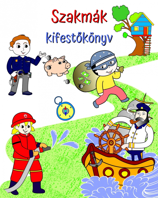 Szakmák kifestőkönyv