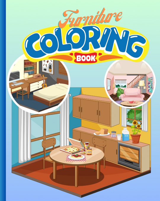 Furniture Coloring Book For Kids