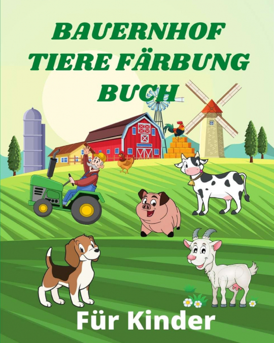 Bauernhof Tiere Färbung Buch für Kinder