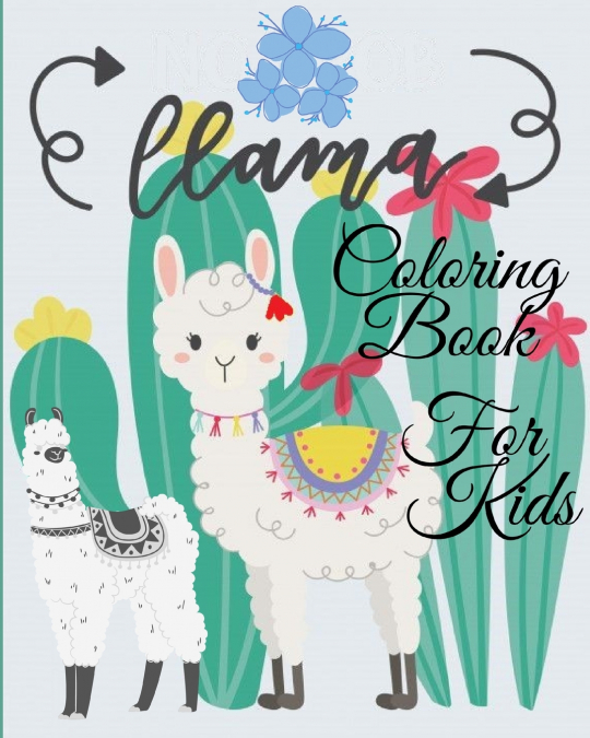 LLama Coloring Book For Kids