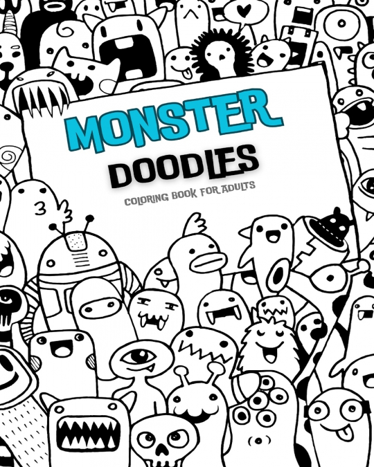 MONSTER DOODLES Coloring Book