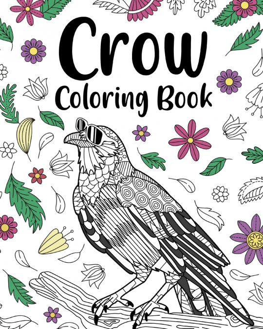 Crow Coloring Book