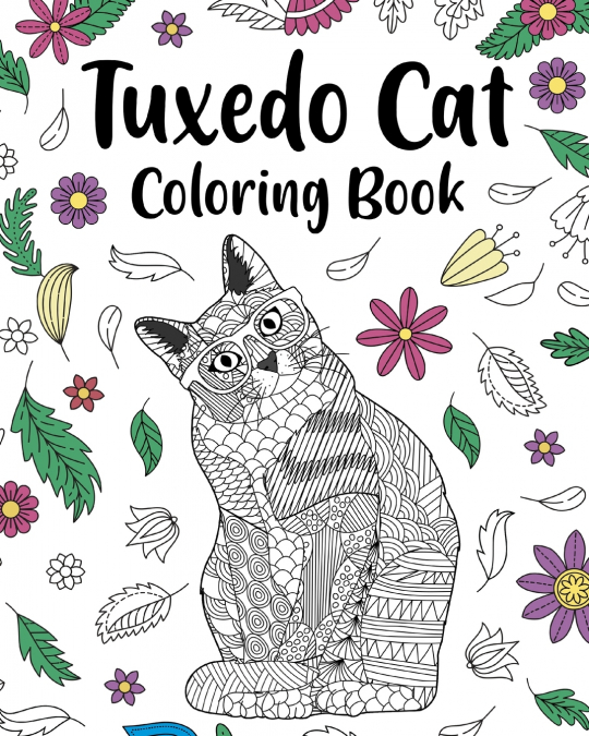 Tuxedo Cat Coloring Book
