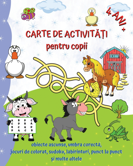 Carte de Activități pentru copii 4 ANI +