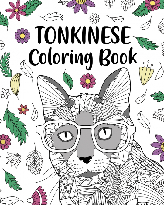 Tonkinese Cat Coloring Book