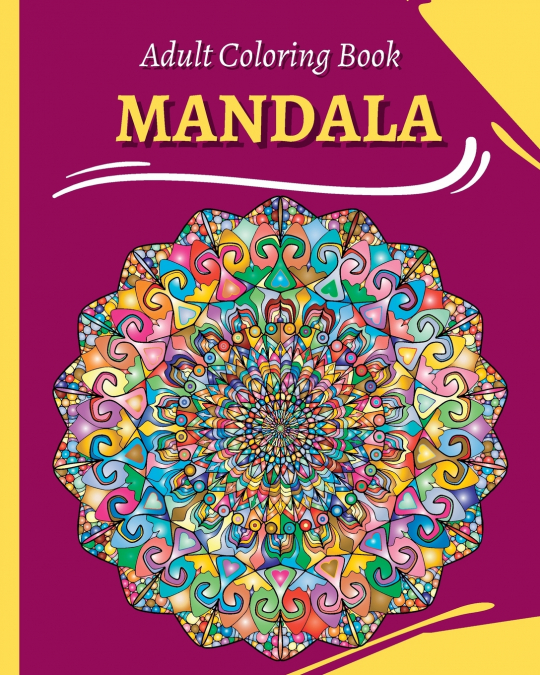 MANDALA Adult Coloring Book