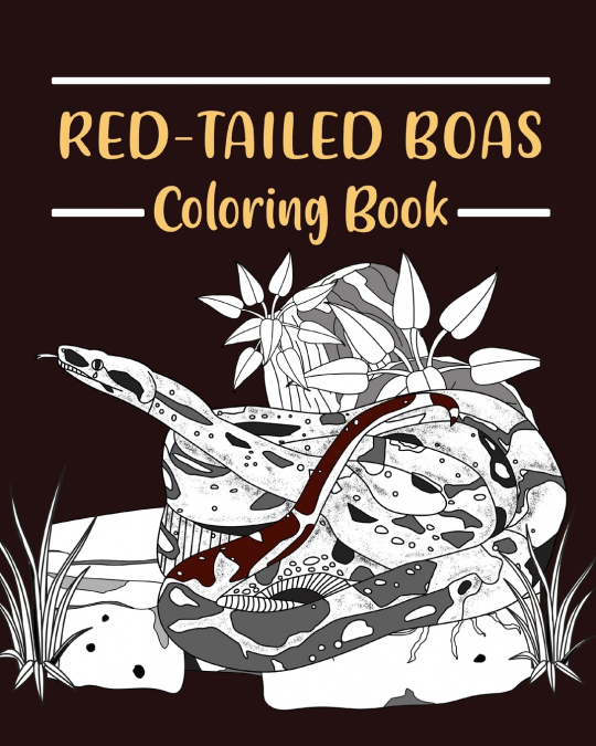 Red-Tailed Boas Coloring Book