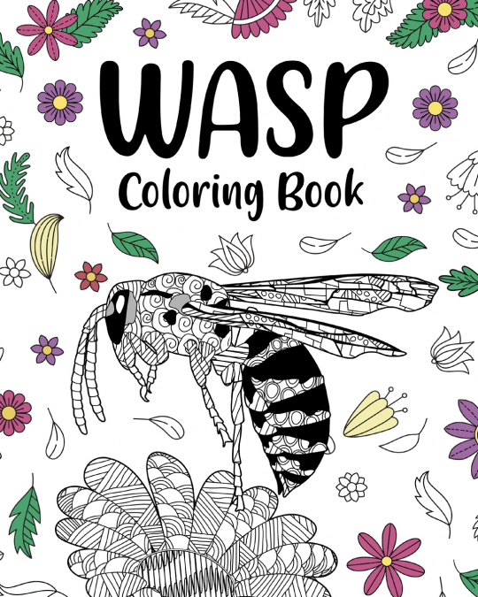 Wasp Coloring Book