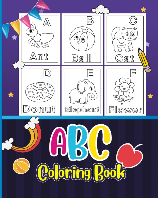 ABC Coloring Book for 3-5 Ages
