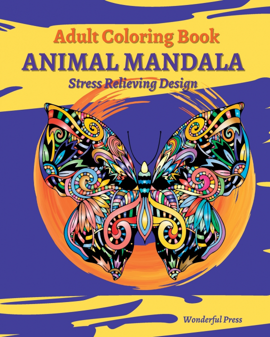 ANIMAL MANDALA Adult Coloring Book