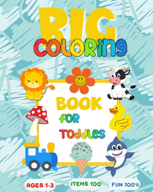 Tokeboo BIG Coloring Book for Toddler