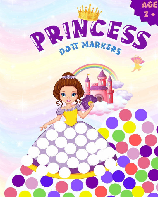 Dot markers activity book princess