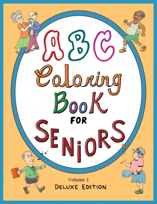 ABC Coloring Book For Seniors