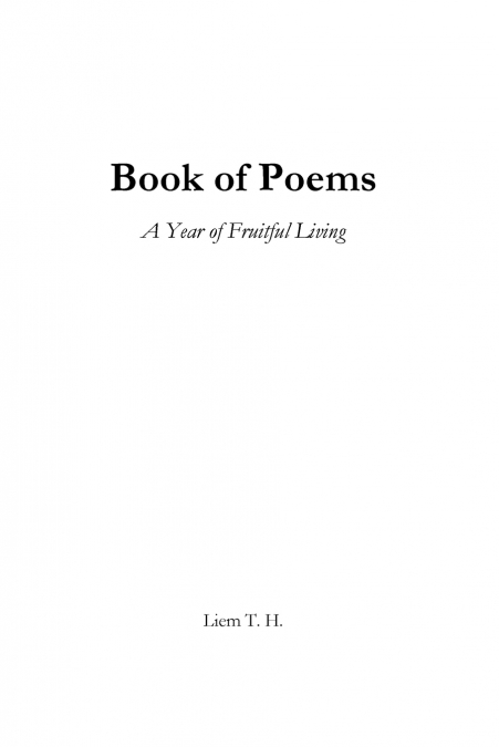 Book of Poems