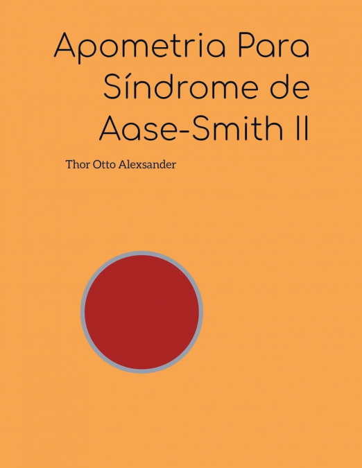 Apometria Para Síndrome de Aase-Smith II