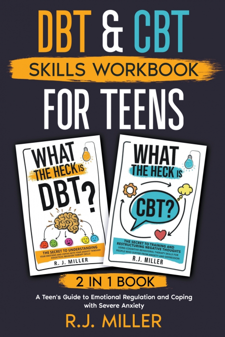 DBT & CBT Skills Workbook Bundle for Teens (2 in 1 book)