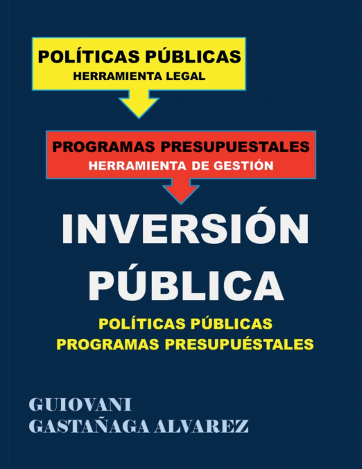 INVERSIÓN - PÚBLICA POLÍTICAS PÚBLICAS - PROGRAMAS PRESUPUESTALES