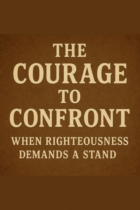 The Courage To Confront When Righteousness Demands A Stand