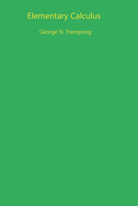 Elementary Calculus