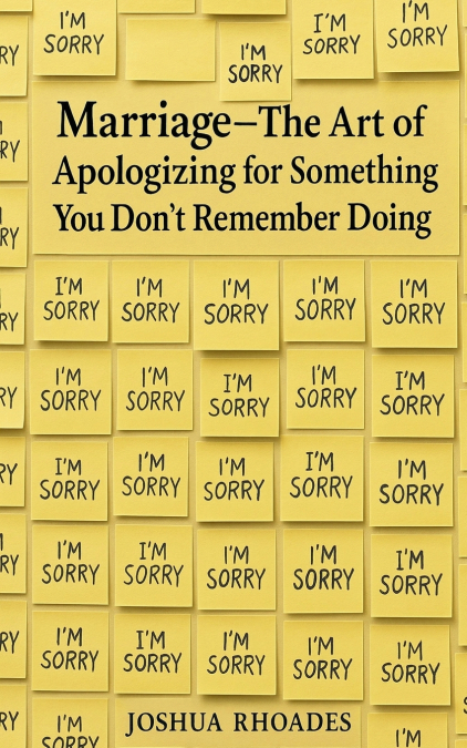 Marriage - The Art of Apologizing for Something You Don’t Remember Doing
