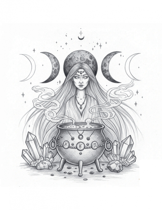 Perimenopause   Wiccan   Witchy   Zen  60 day  Journal