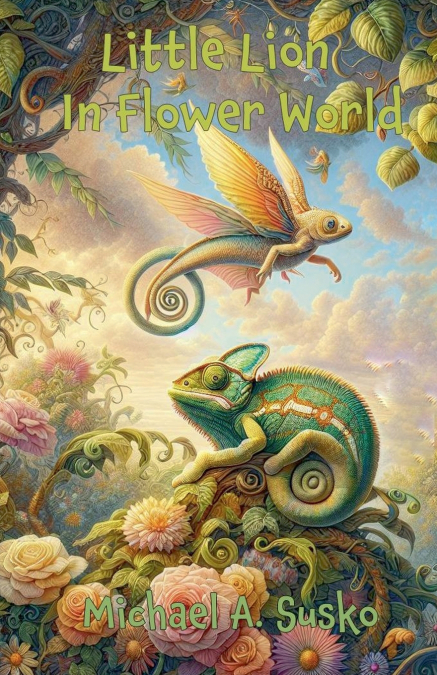 Little Lion In Flower World