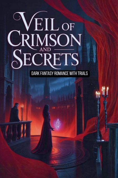 Veil of Crimson and Secrets - Dark Fantasy Romance with Trials