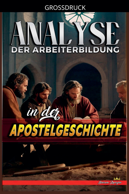 Analyse der Arbeiterbildung in der Apostelgeschichte