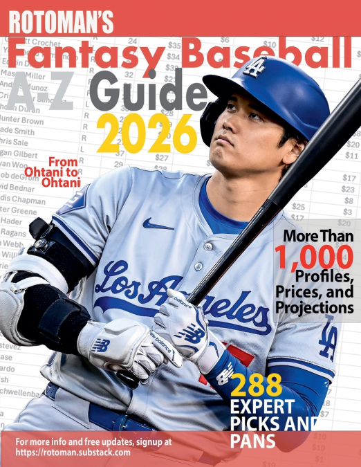Rotoman’s Fantasy Baseball Guide A-Z 2026