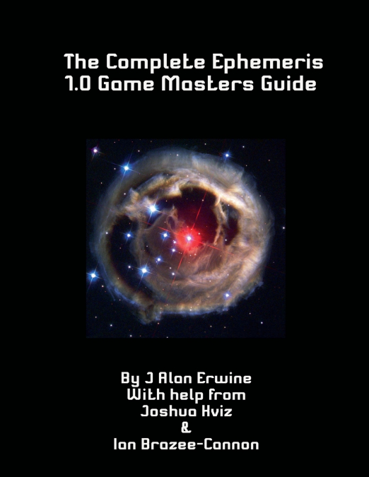 The Complete Ephemeris 1.0 Game Master’s Guide