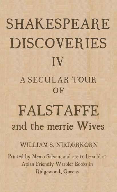 Shakespeare Discoveries IV