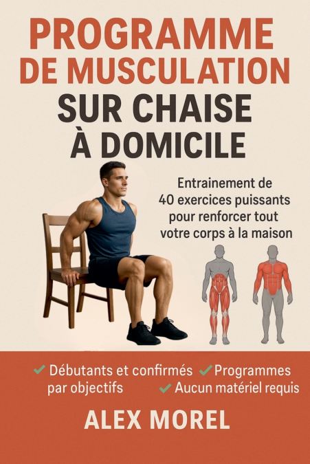 Programme de musculation sur chaise à domicile