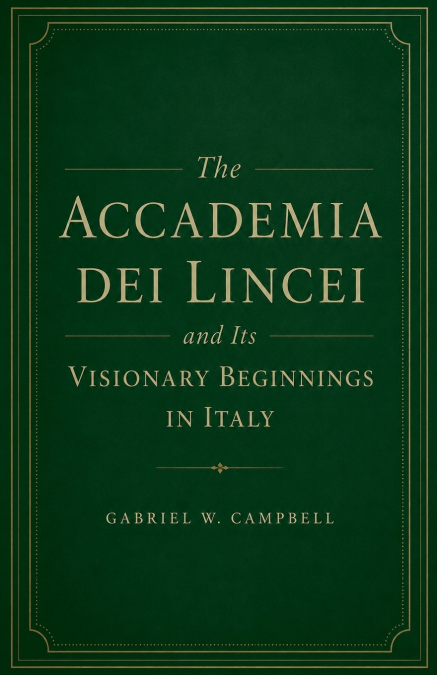 The Accademia dei Lincei and Its Visionary Beginnings in Italy