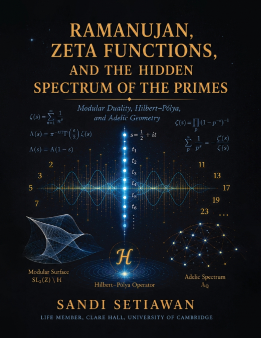 Ramanujan, Zeta Functions, and the Hidden Spectrum of the Primes