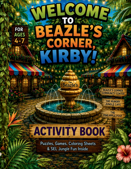 Welcome to Beazle’s Corner, Kirby! Activity Book