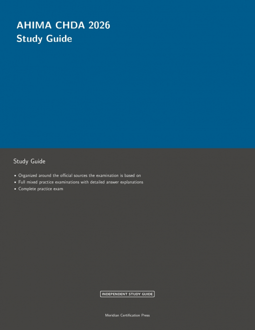 AHIMA CHDA 2026 Study Guide